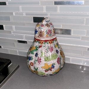 Antique Vintage Chinese Asian Whimsical pear